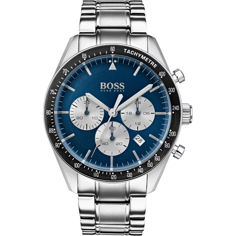 BOSS Trophy Blue Dial Chronograph